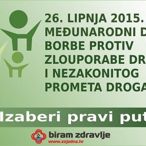 Javnozdravstvena aktivnost povodom Međunarodnog dana borbe protiv zlouporabe droga i nezakonitog pr